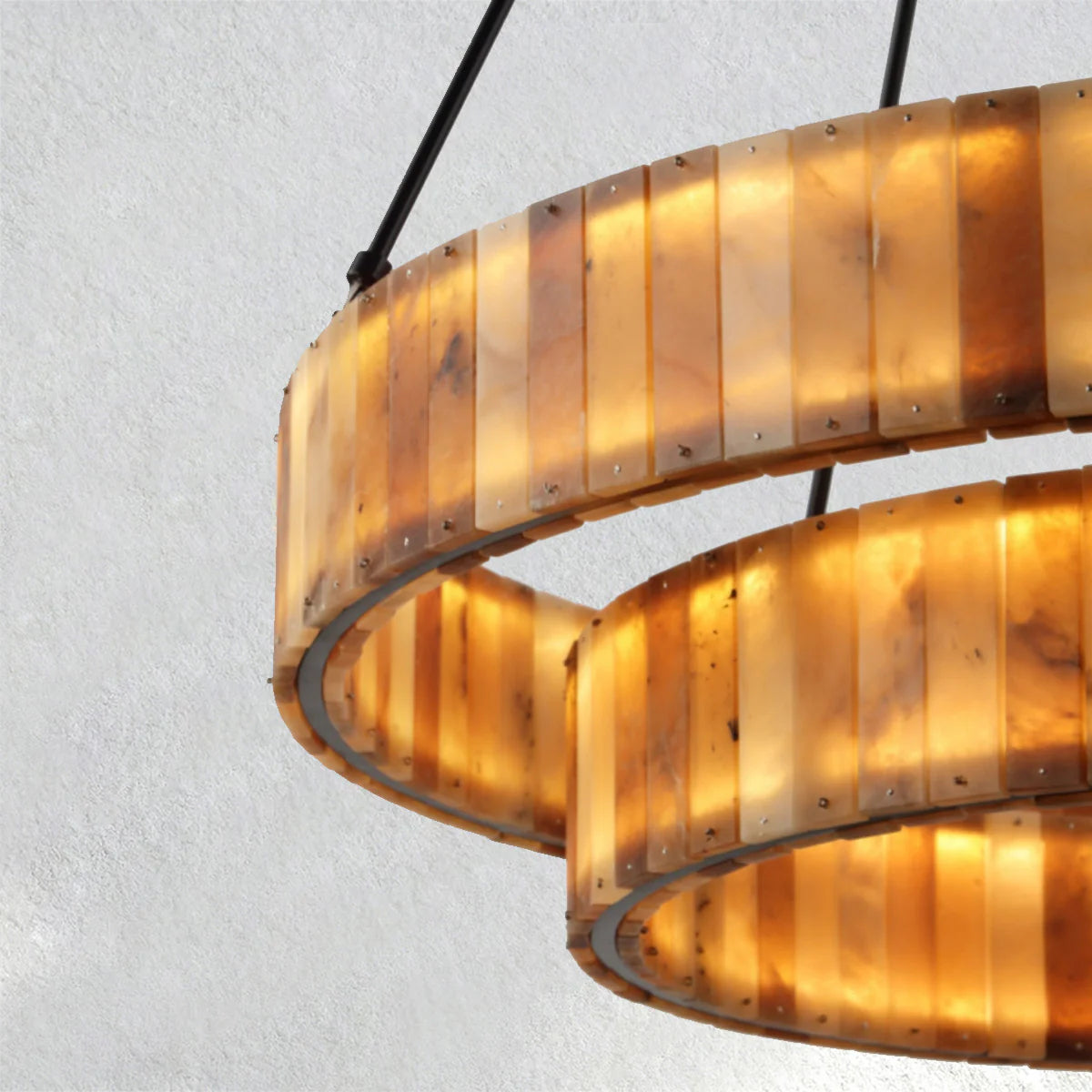 Eterna Alabaster Round Chandelier