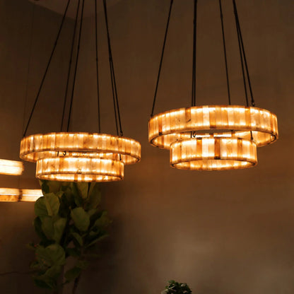 Eterna Alabaster Round Chandelier