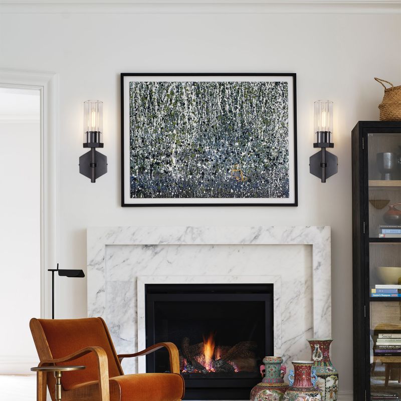 Buran Polygonal Crystal Wall Sconce