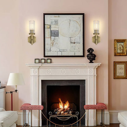 Buran Polygonal Crystal Wall Sconce