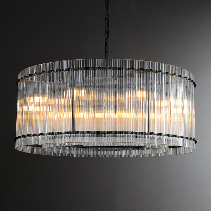 Jack Round Glass Chandelier 37”