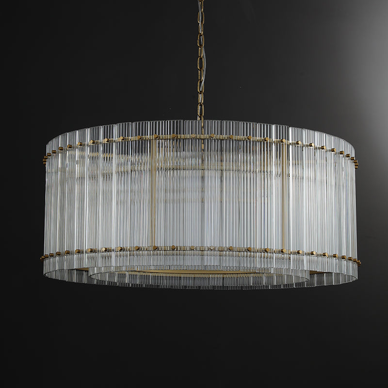 Jack Round Glass Chandelier 37”
