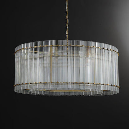 Jack Round Glass Chandelier 37”