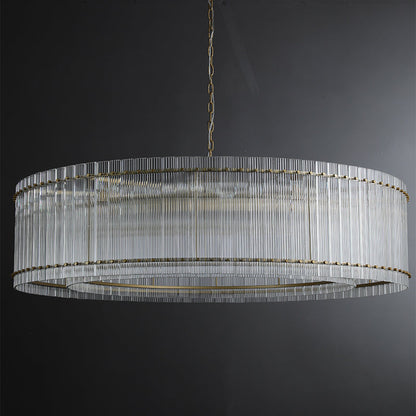 Jack Round Glass Chandelier 60”