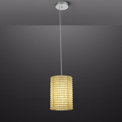 Mike Crystal Pendant Light 12"H